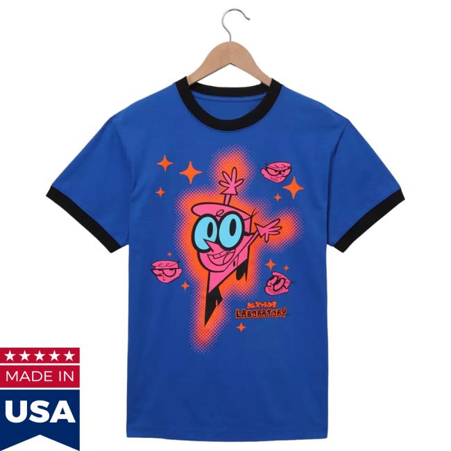 Official Box Lunch Merch Store BoxLunch x Cartoon Network Dexter's Laboratory Dexter Tonal Portrait Ringer T-Shirts Box lunch Clothing Shop