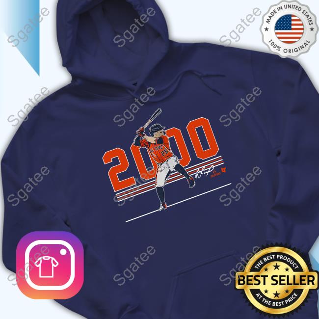 Official Breakingt Merch Jose Altuve 2000 Hits Shirt