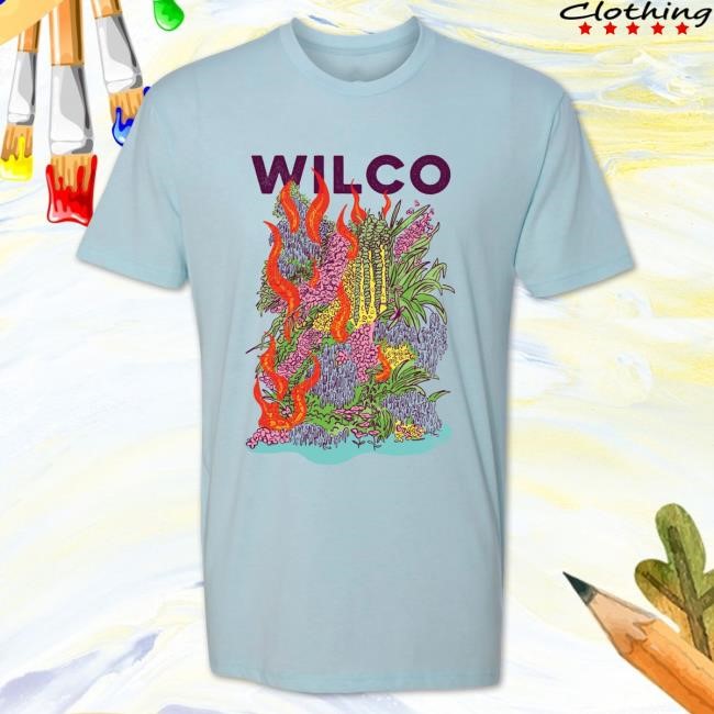 Official Wilco Merch Shop Cousin on Fire Shirt 2024 Wilco