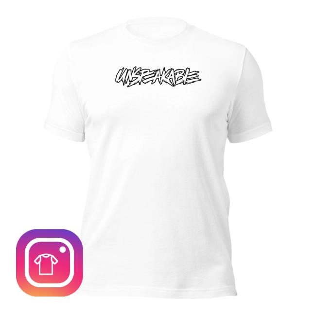 Official Unspeakable Shop White Unspeakable Outline Top Shirt
