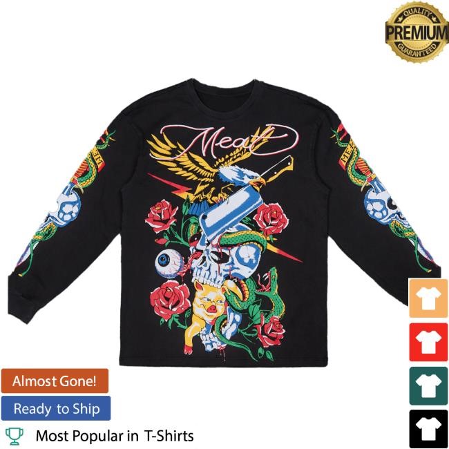 Official Meatcanyon Merch Store Meaty Hardy LongSleeve Meat Canyon