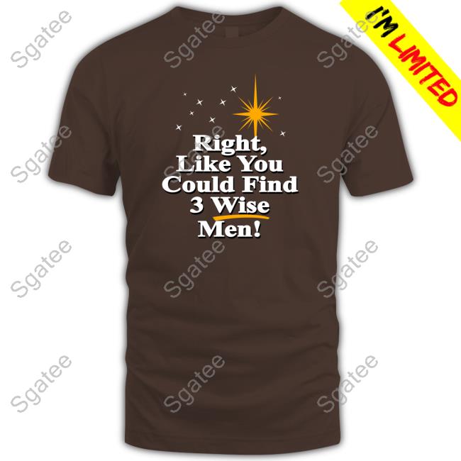 Right Like You Could Find 3 Wise Men Tee Shirt Weird Thrift Store Shirts