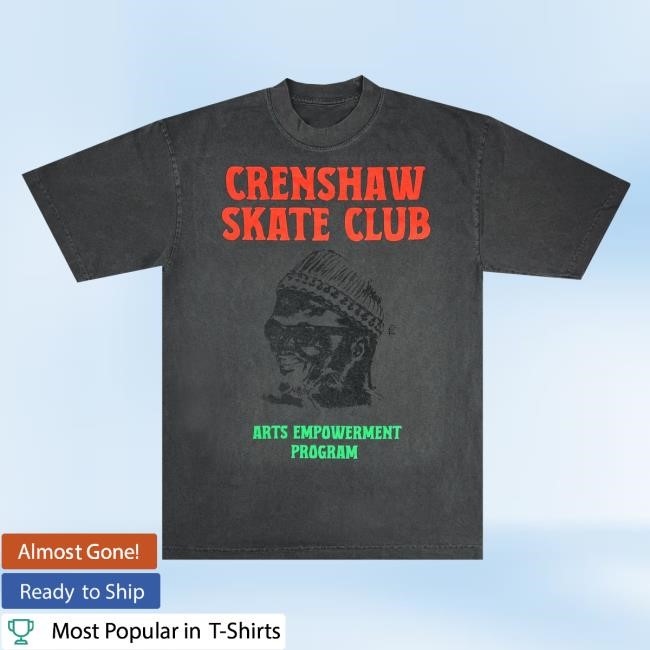 Official Crenshaw Skate Club Program Hot Shirt