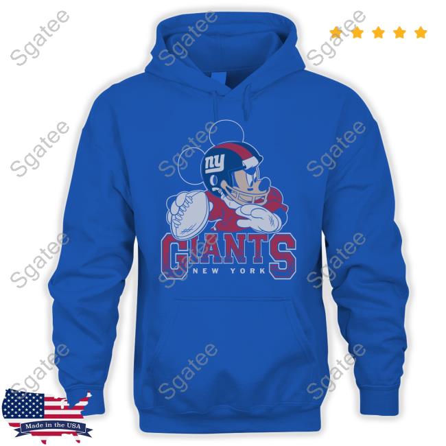 New York Giants Mickey At Quarterback Disney Vintage Football Cap