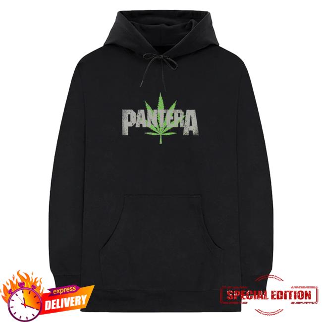 Official Pantera Merch Store Shop Pantera Pot Leaf Pullover Sweatshirt
