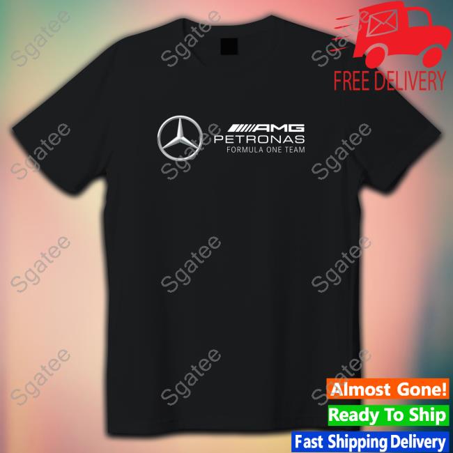 Official Mercedes-Amg Petronas F1 Team Store Mens Large Logo Essential T Shirt