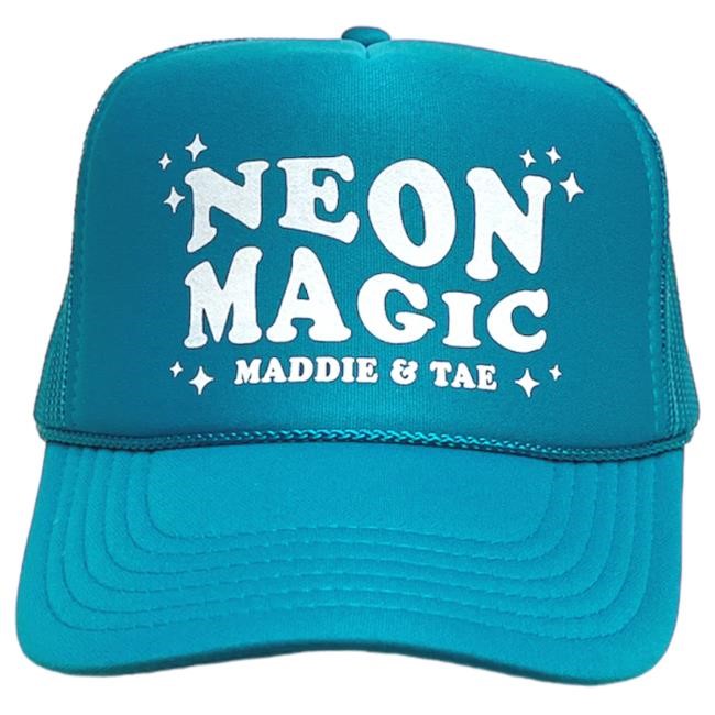 Official Maddie & Tae Store Jade Neon Magic Trucker Hat Maddie And Tae