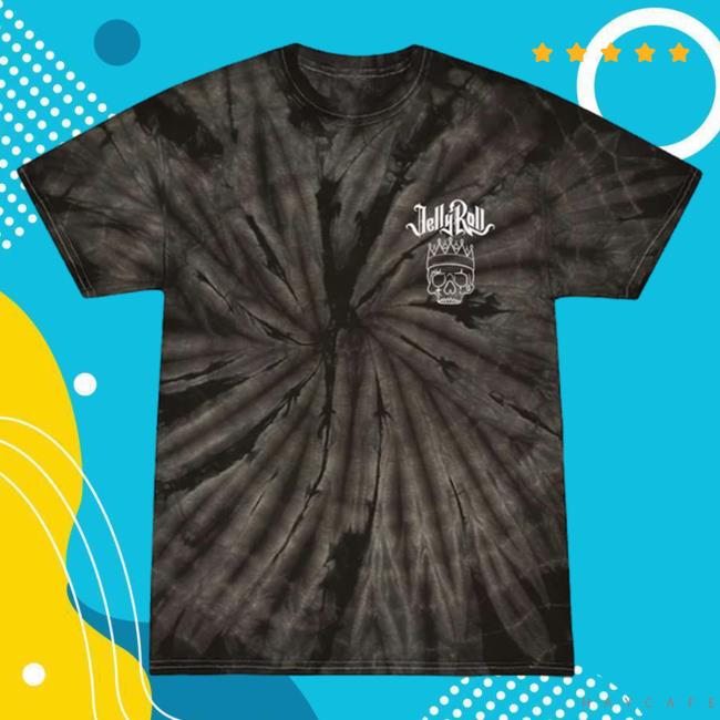 Official Jelly Roll Store Just A Little Right And Wrong Tie Dye Shirt
