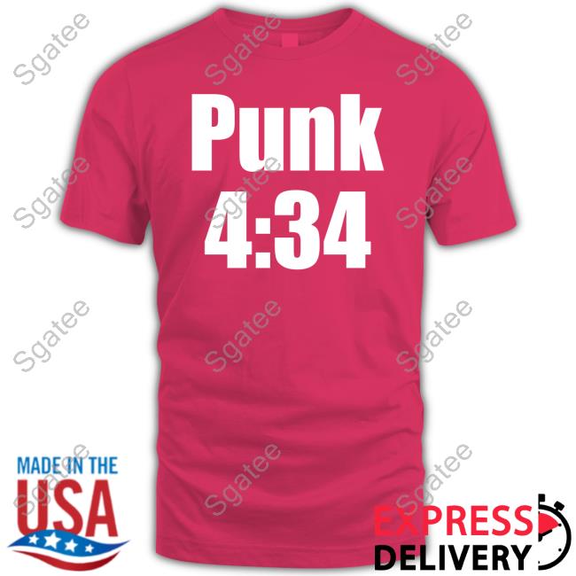 Morgan Punk 4:34 Tee Shirt Redheadwriter