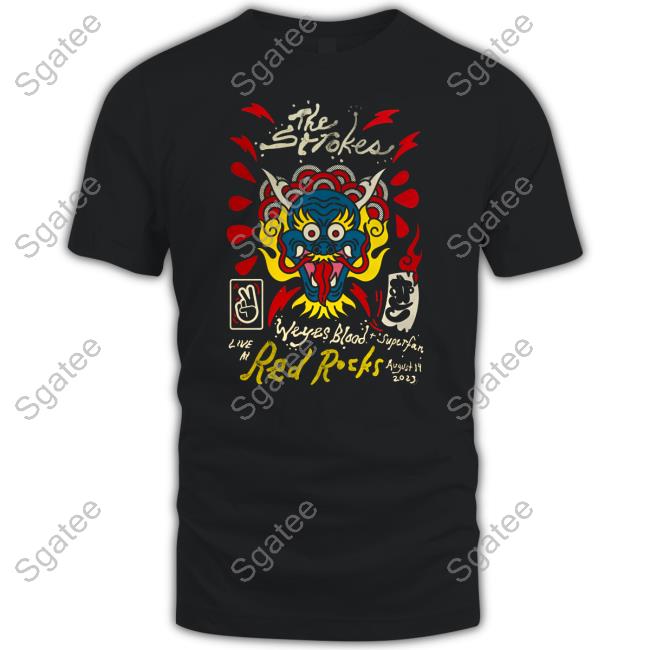 The Strokes Red Rocks Tee
