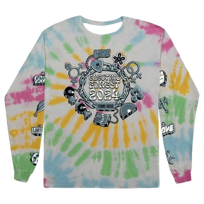 Official Electric Forest Merch Femme House Collab LS