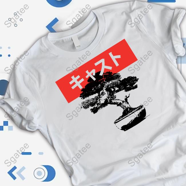 Official Castcrafter Merch Bonsai Print Tee Shirt