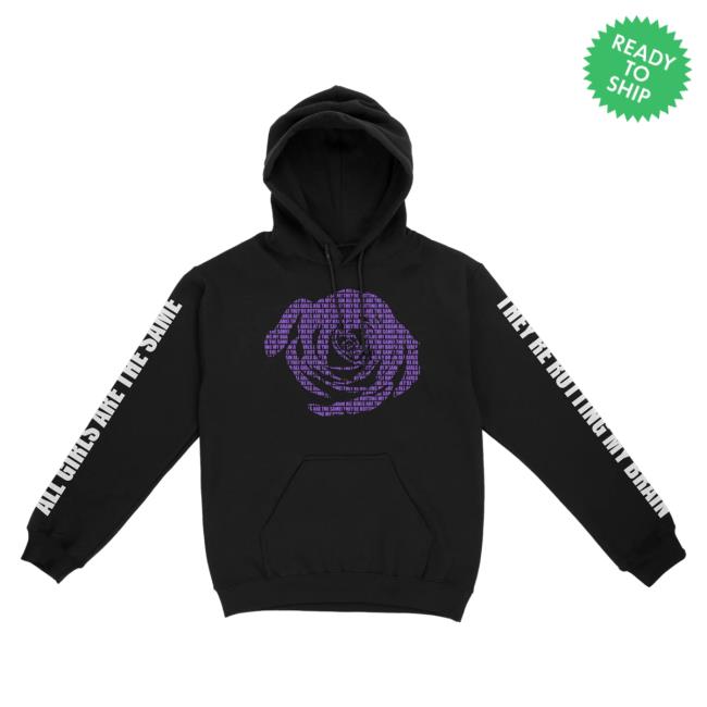 Official 999 Club Juice Wrld Merch Store All Girls Are The Same Pull Over Hoodie Black 999Club Clothing JuiceWrld