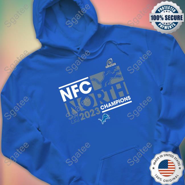 Detroit Lions Nfc North Champions 2023 T Shirt