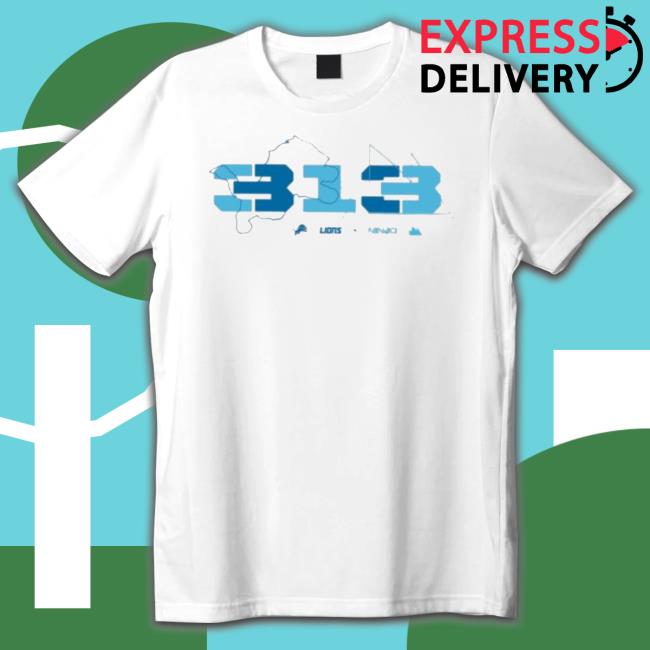 Official Ninja X Detroit Lions 313 T-Shirt Official Ninja X Detroit Lions 313 Hoodie