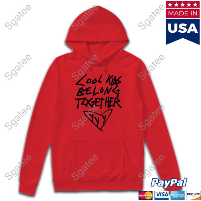Official Yeah Yeah Yeahs Merch Cool Kids Belong Together Hoodie