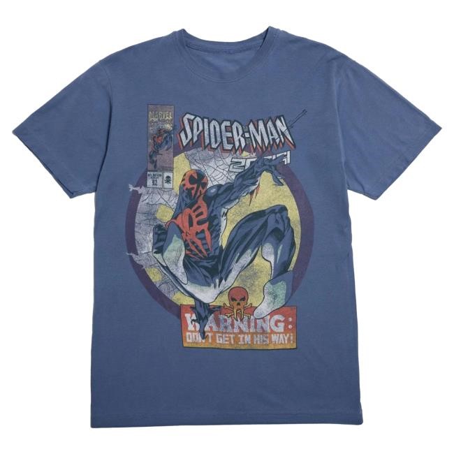 Official Heroes And Villains Merch Store Marvel Spider-Man 2099 Zine Tshirt