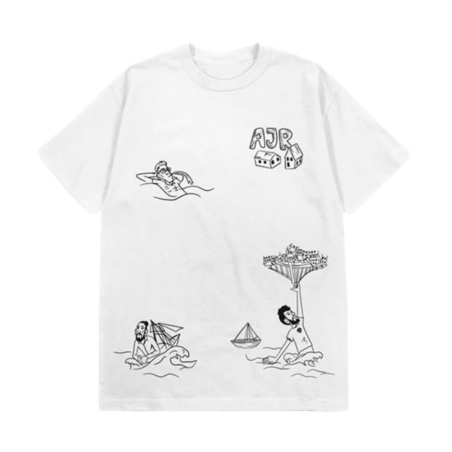 Official Ajr Brothers Doodle 2023 Tour Shirt