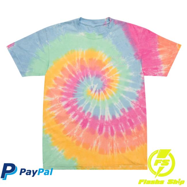 Yujin Clothing Boy In Love Tie Dye Shirt Sherbet Rainbow Tie-Dye