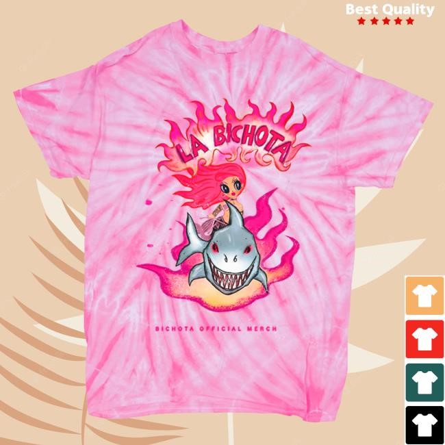 Karol G Official Merch Store La Bichota Pink Tie Dye Shirt New Shopkarolg Clothing Apparel Karol G