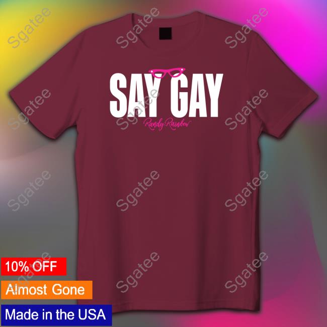 Say Gay Tee Shirt