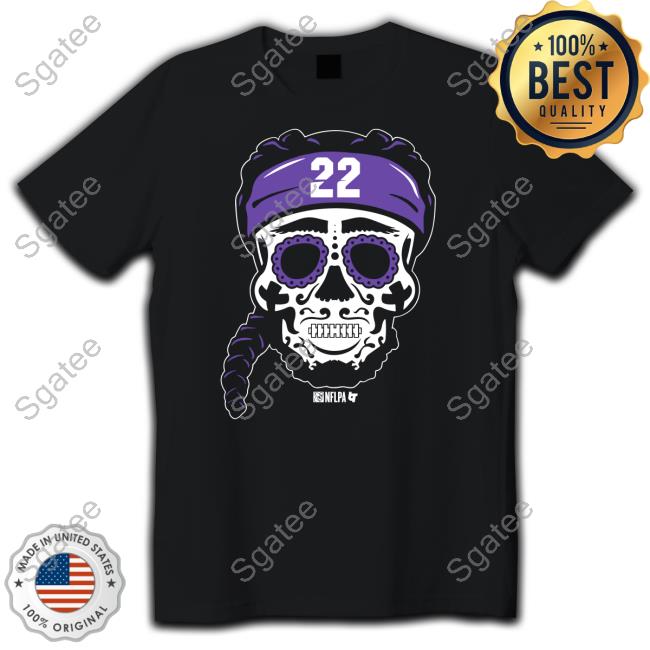Derrick Henry Baltimore Sugar Skull NFLPA Shirt