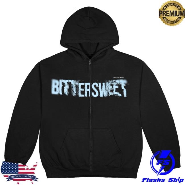 Official Gunna Merch Clothing Store Wunna Bittersweet Zip Hooded Sweatshirt