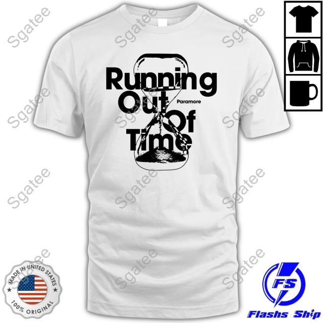 Hot Topic Merch Paramore Running Out Of Time Boyfriend Fit Girls T Shirts Paramore Tour Updates