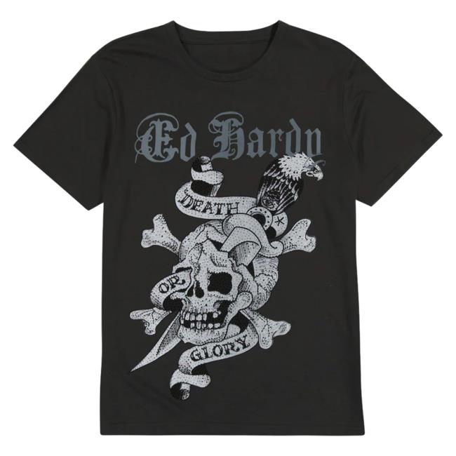 Official Ed Hardy Merch Store Rhinestone Dg Skull New Shirt EdHardy Apparel Clothing Shop