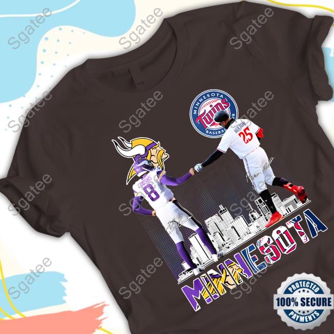 Kirk Cousins And Byron Buxton Signatures Hoodie