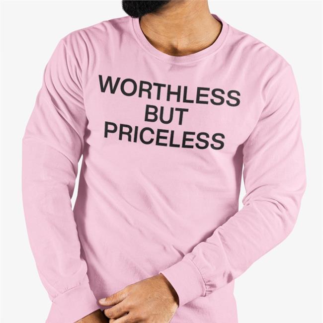 Worthless But Priceless Long Sleeve T Shirt One Piece Netflix Fan