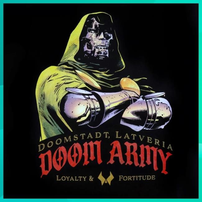 Official Heroes And Villains Merch Store Marvel Doctor Doom Army Forge Shirts