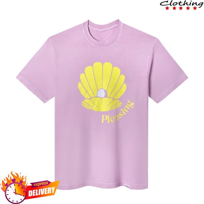 The Pleasing Clam T Shirt in Sky Pleasing Shop Apparel