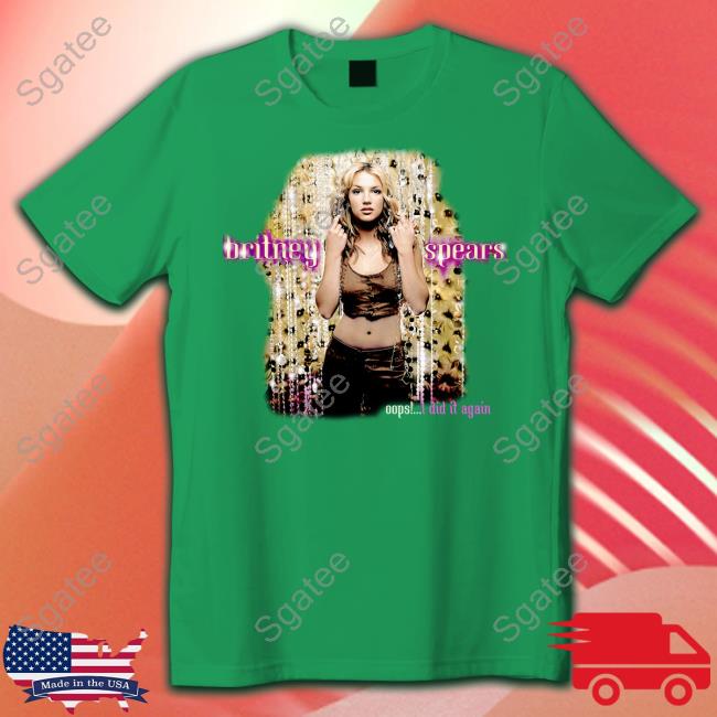 Britney Spears Oops I Did It Again Tour Shirt