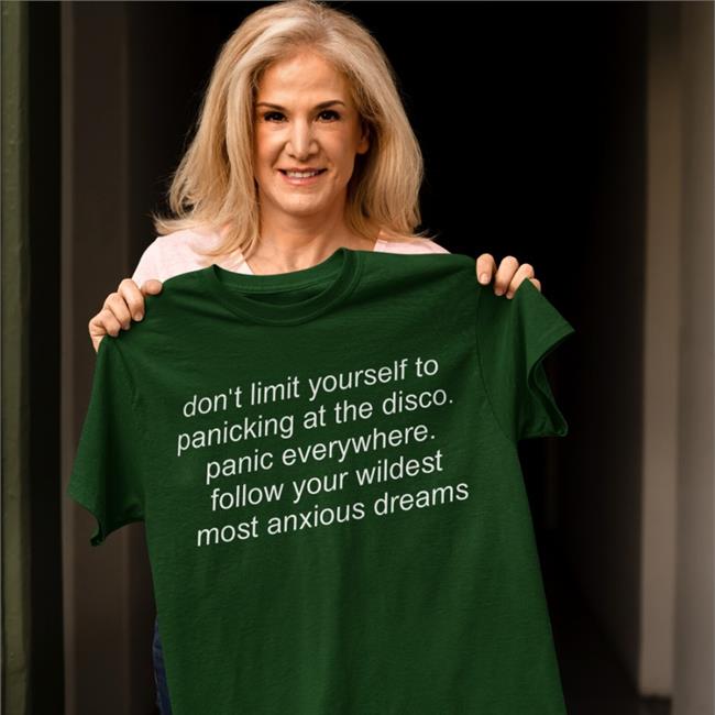 Shirts That Go Hard Merch Don't Limit Yourself To Panicking At The Disco T Shirt
