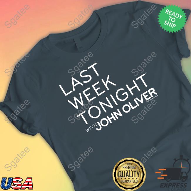Official Shop HBO Merch Last Week Tonight with John Oliver Logo Shirts