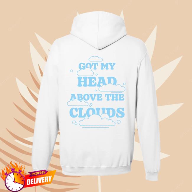 JVKE Clouds White Pullover Hoodies JVKE Clouds White Pullover Sweartshirt Hoodie