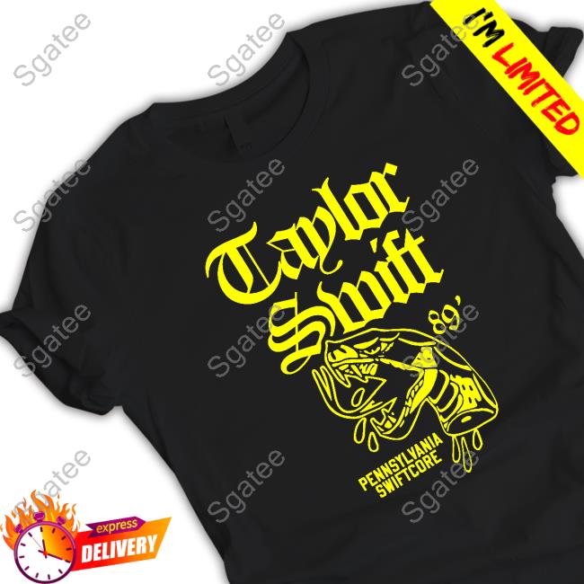 Official Taylor Swift 89' Pennsylvania Swiftcore T Shirt
