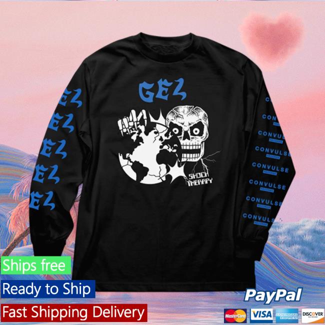 Official Convulse Records Gel Shock Therapy Long Sleeve T Shirt