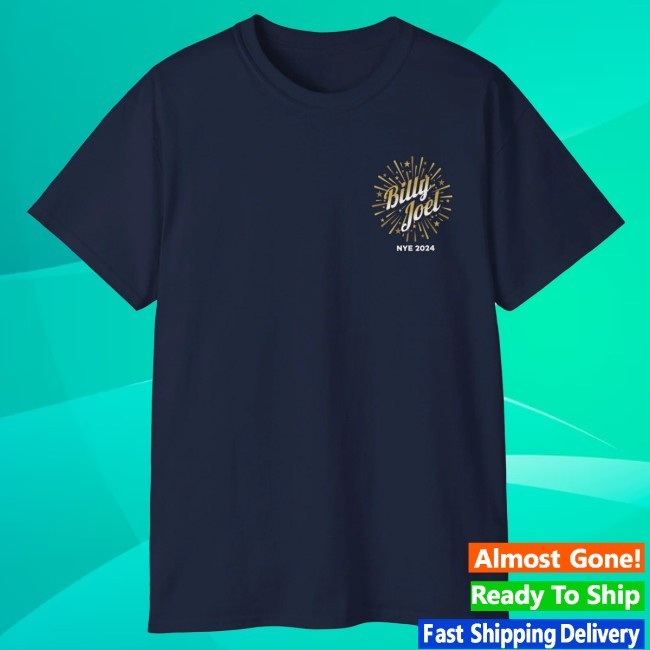 Billy Joel "12-31-24 Nye Belmont Park, Ny Event" Navy Shirt
