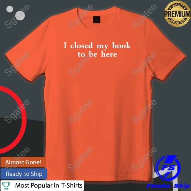 Miahcombat I Closed My Book To Be Here Sweatshirt