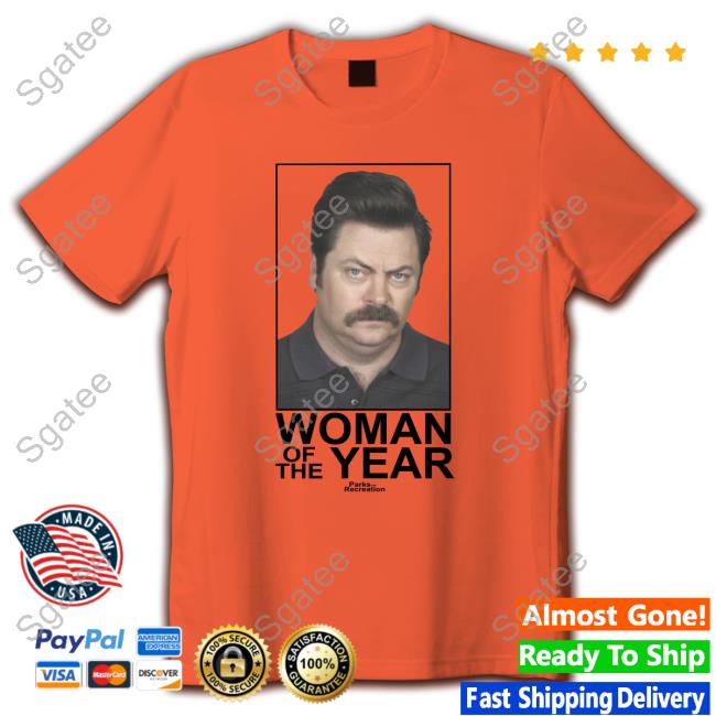 Official Woman Of The Year Parks And Recreation Tee Shirt