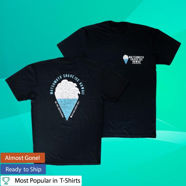 Official Matsumoto Shave Ice Men's Waves New Shirt