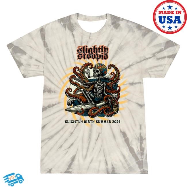 Official Slightly Stoopid Merch Store Shop Octo 2024 Tie Dye Tees
