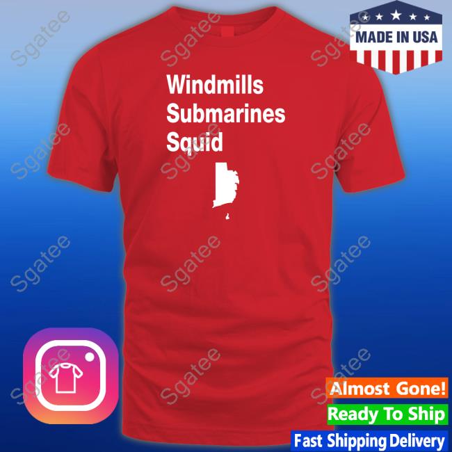 Windmills Submarines Squid Sweatshirt