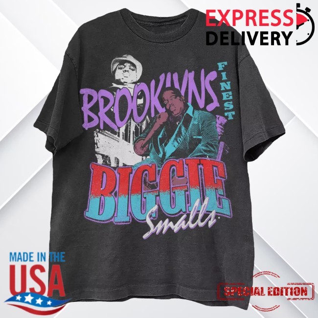 hottopic shop The Notorious B.I.G. Brooklyn's Finest Collage Tee