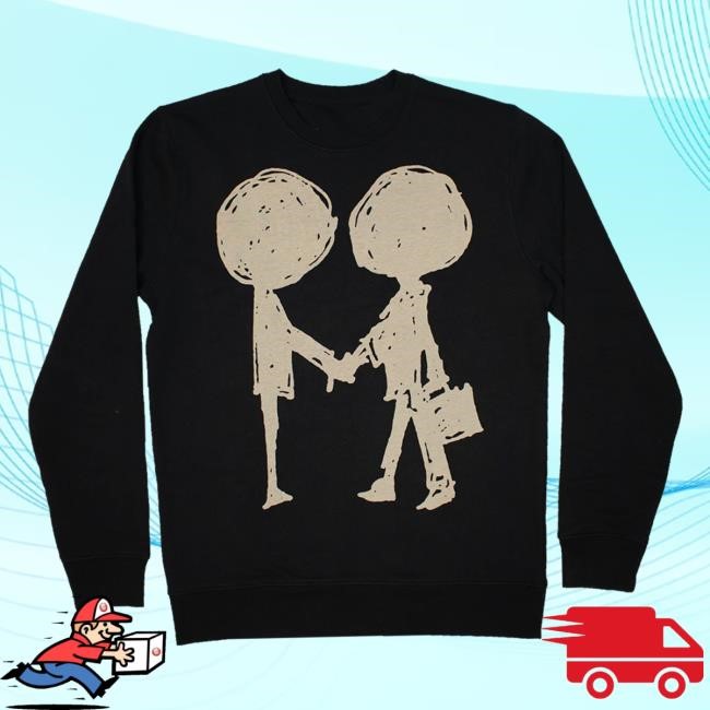 Meeting People Is Easy Black Crew neck Sweatshirt