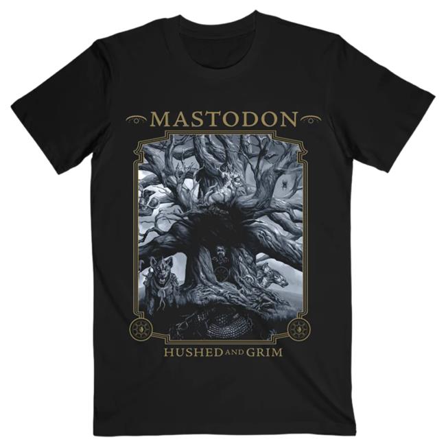 Official Mastodon Rocks Merch Store Mastodon Hushed And Grim Shirt New Mastodonrocks