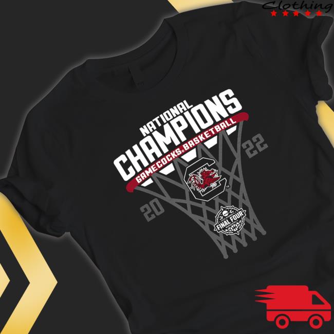 Official South Carolina Gamecocks Blue 84 Youth 2022 NCAA Women's Basketball National Champions Bracket Tee Shirt