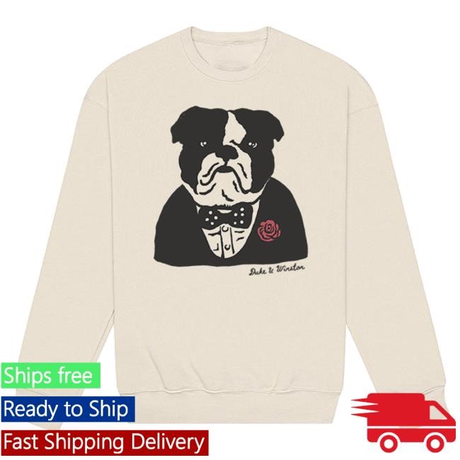 Everyday Essential Duke & Winston Churchill Bulldog Sweatshirt (Black) | Easy Fit